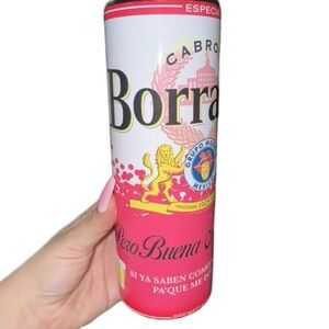 20oz Pink and White Cabrona Tumbler